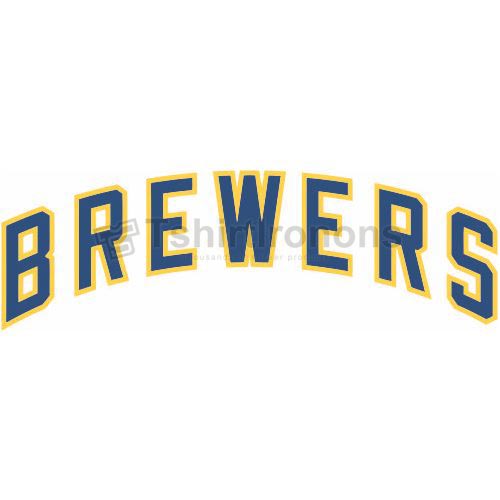 Milwaukee Brewers T-shirts Iron On Transfers N1706 - Click Image to Close